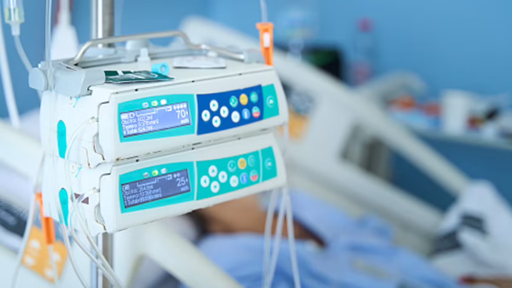 Healthcare professionals in a surgical setting discussing patient survival rates